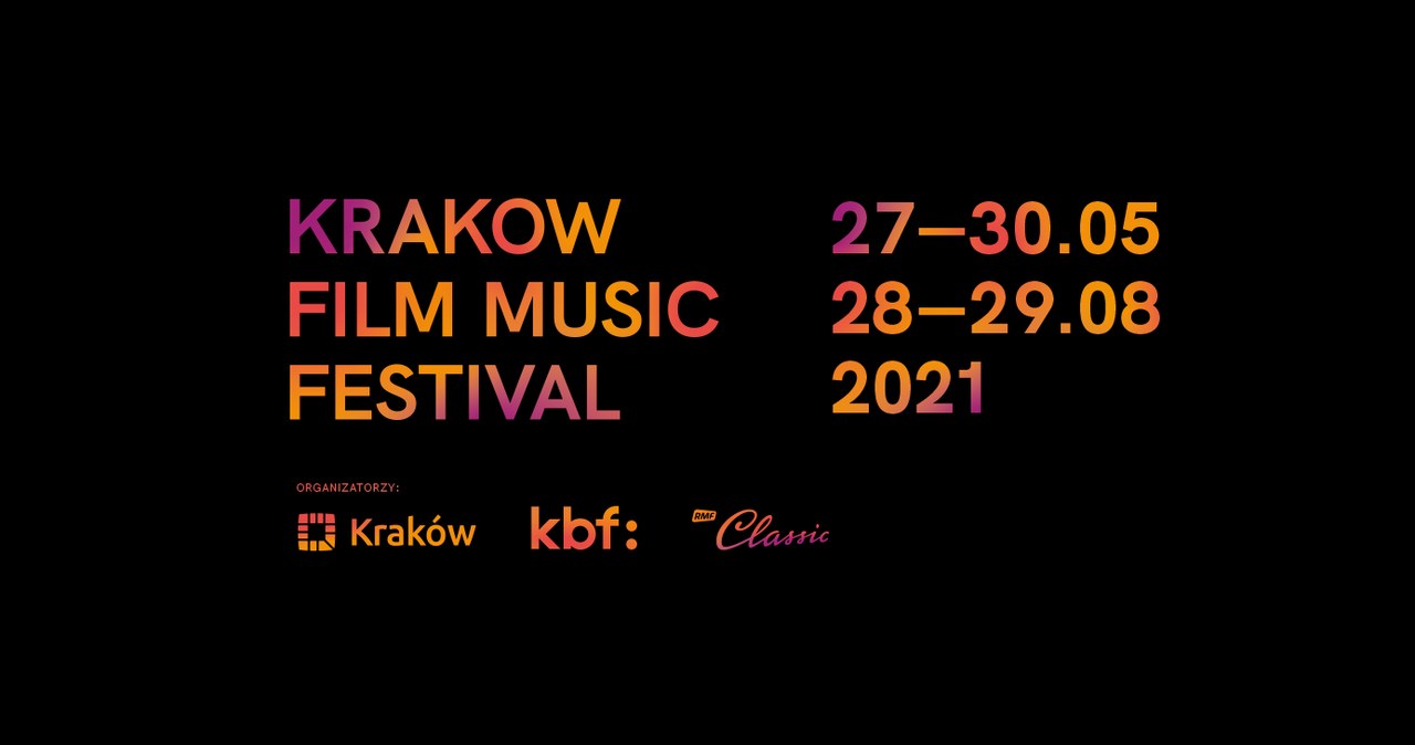 Fstiwal Muzyki Filmowej w Krakowie odbędzie się w tym roku w dwóch odsłonach. Od 27 do 30 maja będzie można obejrzeć online rozmowy z twórcami muzyki i koncert "Cinema Chorale", a sierpniu zaplanowano weekend z muzyką na żywo w Parku im. Henryka Jordana.