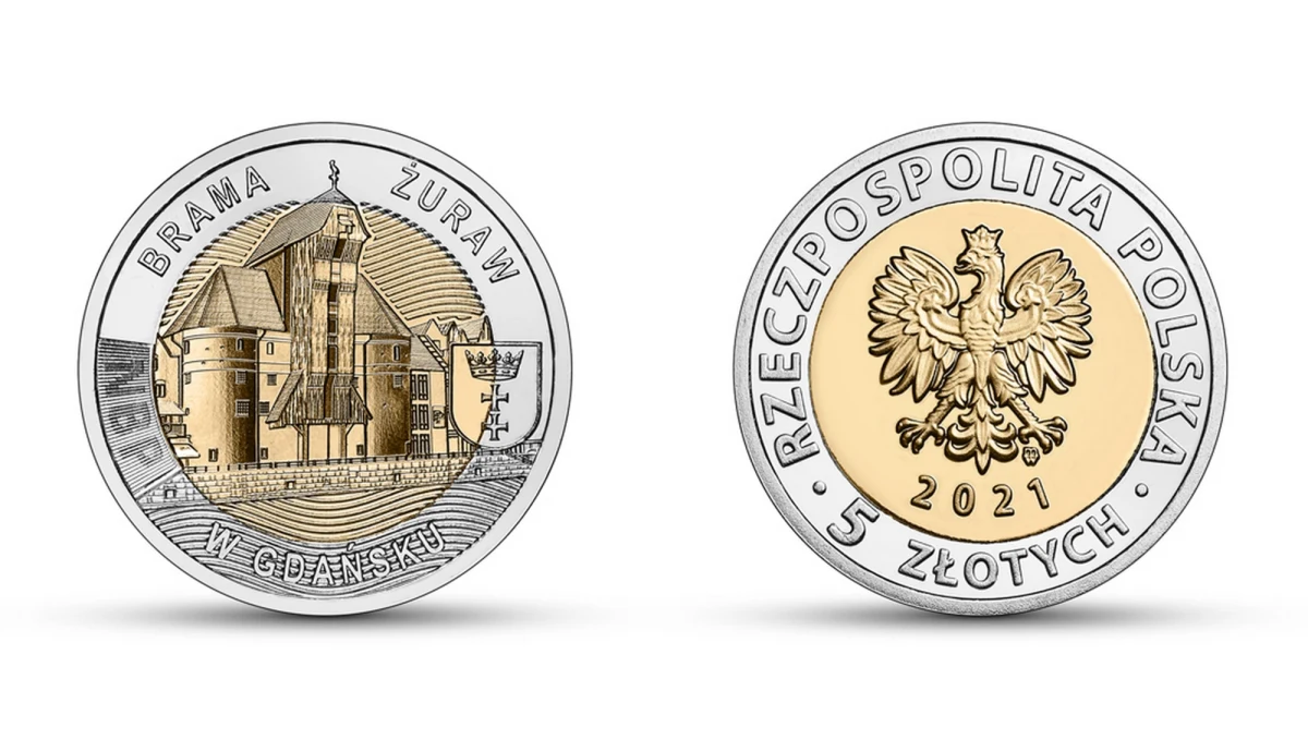 NBP wprowadził do obiegu monetę okolicznościową z serii "Odkryj Polskę - Brama Żuraw w Gdańsku" - poinformował w komunikacie Bank.
