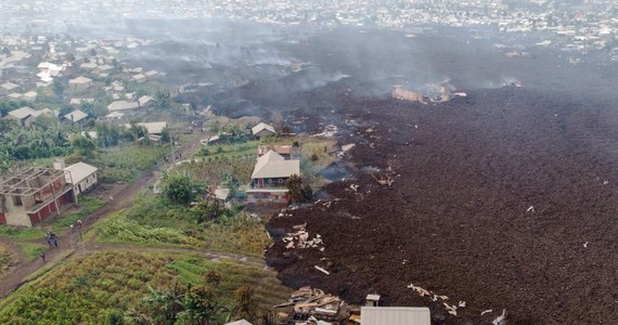 Erupción del volcán Nyiragongo.  Muertes y daños masivos