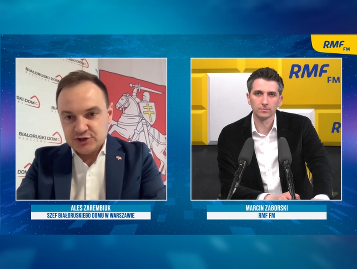 „Kiedy chodzę oglądam się za siebie, sprawdzam rano samochód, czy nie jest nic podłożone. Nasze biuro jest chronione przez policję, ale nigdzie nie mogę czuć się bezpiecznie, bo Łukaszenka współpracuje z Rosjanami, a Rosja ma w obecnej sytuacji swój interes - jest nim pozbawienie Białorusi niepodległości” - mówił w Popołudniowej rozmowie w RMF FM Aleś Zarembiuk, szef Białoruskiego Domu w Warszawie. Jak dodaje, jego zdaniem nikt nie jest w stanie przekonać Łukaszenki do zaprzestania działań represyjnych. „Tylko konkretne sankcje i polityka zachodu wobec polityki wschodniej” – przekonywał.
