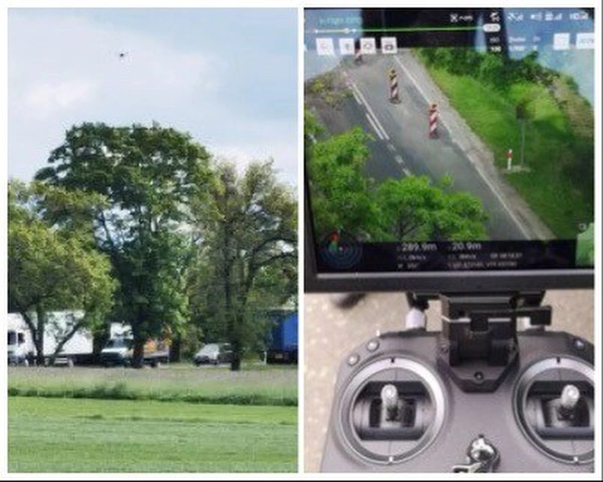 24 wykroczenia w ciągu trzech godzin. Tyle razy złamali przepisy kierowcy, których w piątek policyjny dron zarejestrował na drodze krajowej nr 71 w powiecie zgierskim w woj. łódzkim.