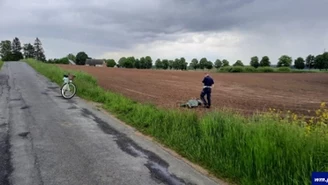 Warmińsko-mazurskie: Pościg za motocyklistą. Policjant dogonił 23-latka na pożyczonym rowerze