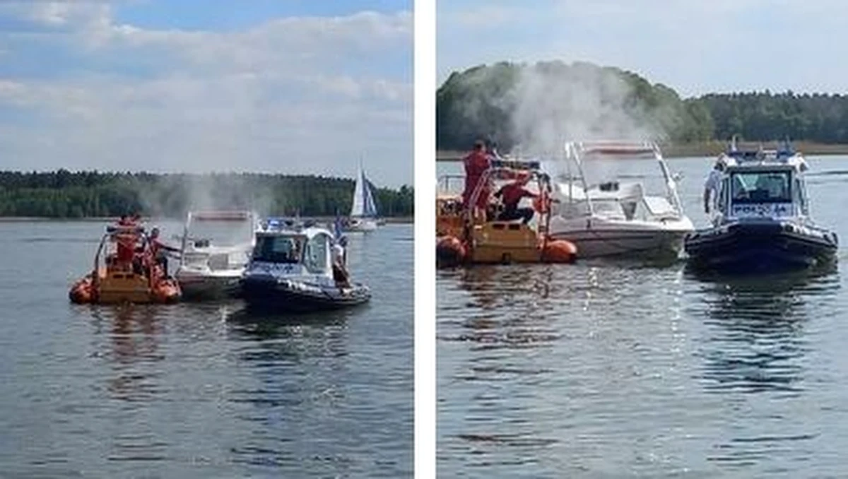Tłumy na Szlaku Wielkich Jezior Mazurskich przekładają się na liczbę interwencji Mazurskiego Ochotniczego Pogotowia Ratunkowego. W czwartek wodne karetki wypływały kilka razy.