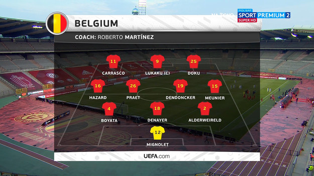 Belgia zremisowała w meczu towarzyskim z Grecją 1-1.