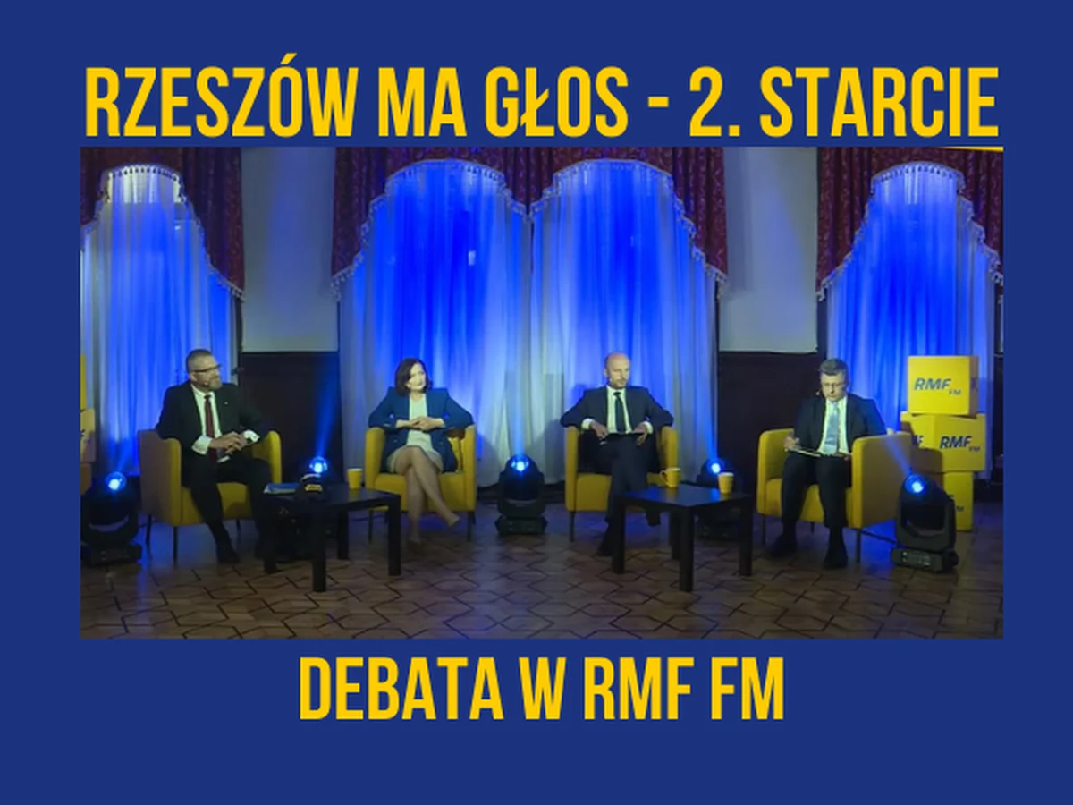 Za nami druga odsłona debaty przed wyborami prezydenta Rzeszowa: „Rzeszów ma głos – 2. starcie”. Wzięli w niej udział wszyscy kandydaci na włodarza stolicy Podkarpacia. Znaleźli się nie tylko w ogniu pytań dziennikarzy RMF FM - zmierzyli się też z pytaniami naszych słuchaczy i internautów. Debata była transmitowana na żywo w RMF FM, na RMF24 i w naszym nowym internetowym radiu informacyjnym RMF24.pl!