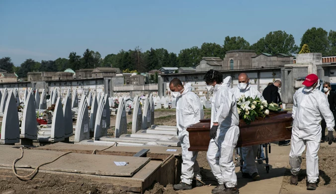 Włochy: Najwyższa śmiertelność od czasu II wojny światowej. Przyczyną pandemia