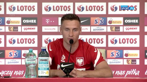 Przemysław Frankowski wypowiedział się na konferencji prasowej reprezentacji Polski.