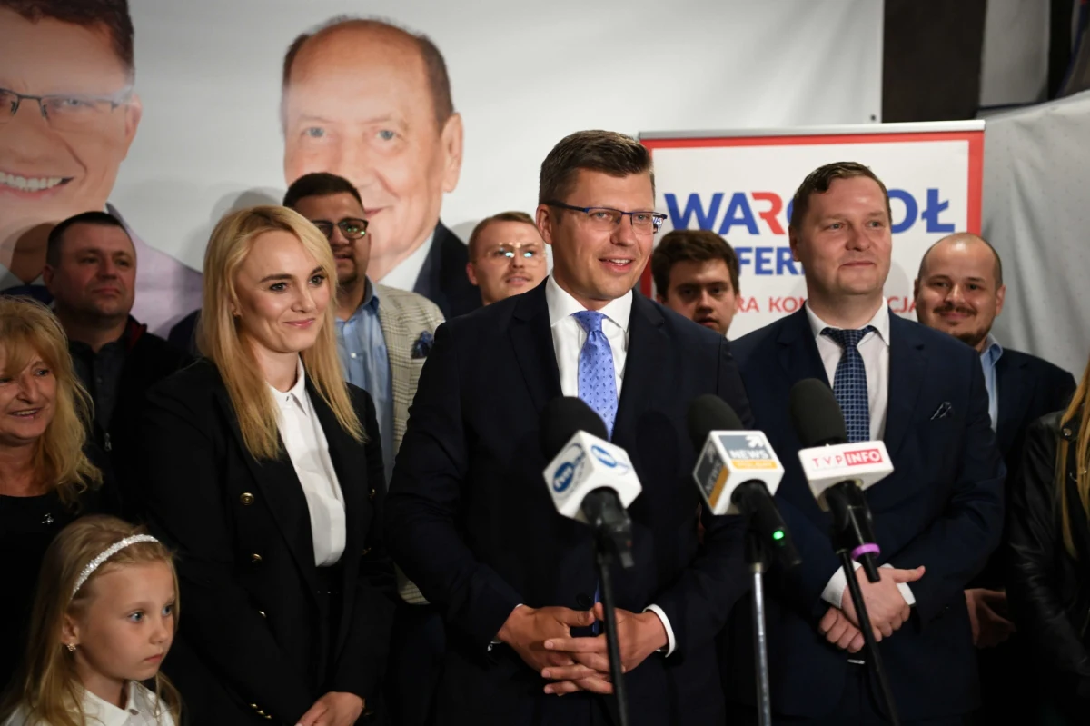 "Gratuluję panu Konradowi Fijołkowi zwycięstwa w wyborach" - powiedział w niedzielę, w swoim sztabie wyborczym Marcin Warchoł, kandydat na prezydenta Rzeszowa. Według pierwszych sondaży Marcin Warchoł zajął w wyścigu do fotela szefa miasta czwarte miejsce i zdobył 9,3 proc. głosów.
