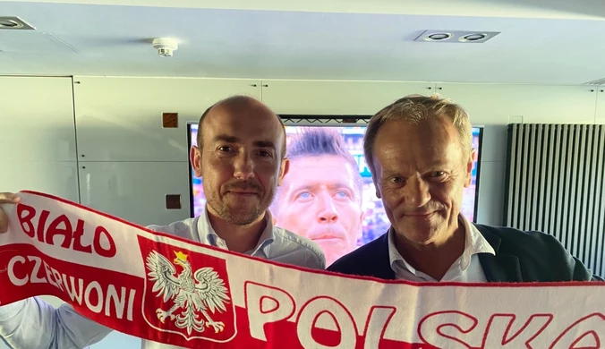 Euro 2020. Borys Budka i Donald Tusk wspólnie obejrzeli mecz Polaków 