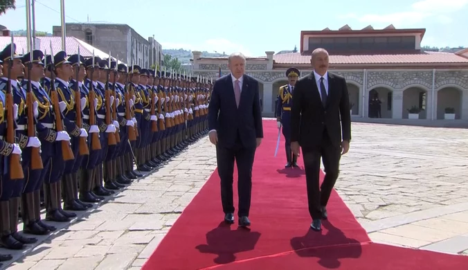 Turcja wzmacnia sojusz z Azerbejdżanem. Prezydent Erdogan z oficjalną wizytą w Górskim Karabachu