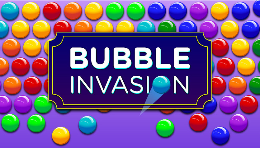 Gra w kulki Bubble Invasion - obroń swoją bazę przed inwazją kulek. Połącz ze sobą dwie lub więcej kulek w tym samym kolorze, by je wyeliminować z gry. Nie pozwól kulkom przekroczyć linii! Zagraj i przekonaj się, ile punktów potrafisz zdobyć!