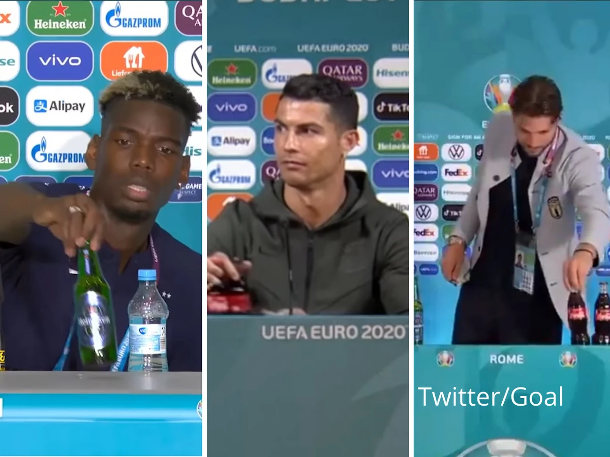 Po tym jak na konferencji prasowej Portugalczyk Cristiano Ronaldo ostentacyjne odsunął butelki Coca-Coli, a Francuz Paul Pogba piwo Heineken, UEFA przypomniała piłkarzom rywalizującym w mistrzostwach Europy, że mają obowiązki wobec sponsorów.