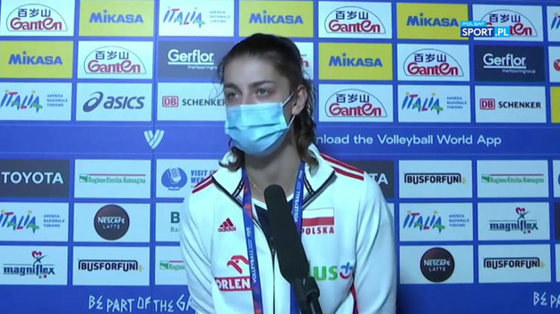 Rozmowa z Martyna Łukasik po meczu Polska - Chiny (0:3) w Lidze Narodów.