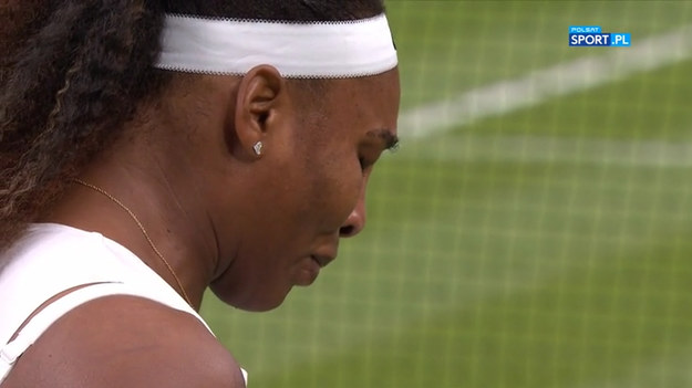 Serena Williams zrezygnowała z gry z Białorusinką Aliaksandrą Sasnowicz w pierwszej rundzie Wimbledonu z powodu kontuzji mięśnia uda. Mecz przerwano po 34 minutach przy stanie 3:3 w pierwszym secie.