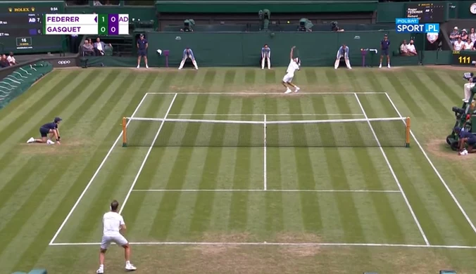Tenis. Roger Federer - Richard Gasquet 3:0. Skrót meczu (POLSAT SPORT) Wideo