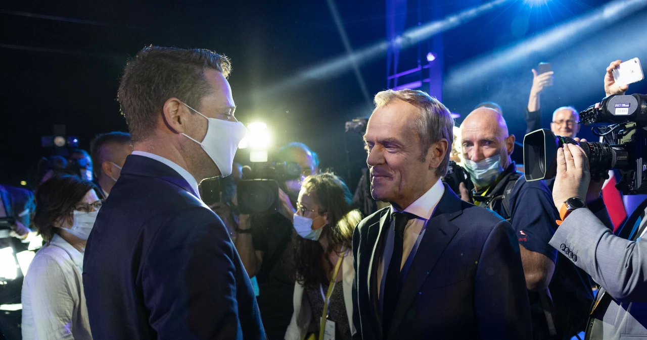 Rafał Trzaskowski i Donald Tusk