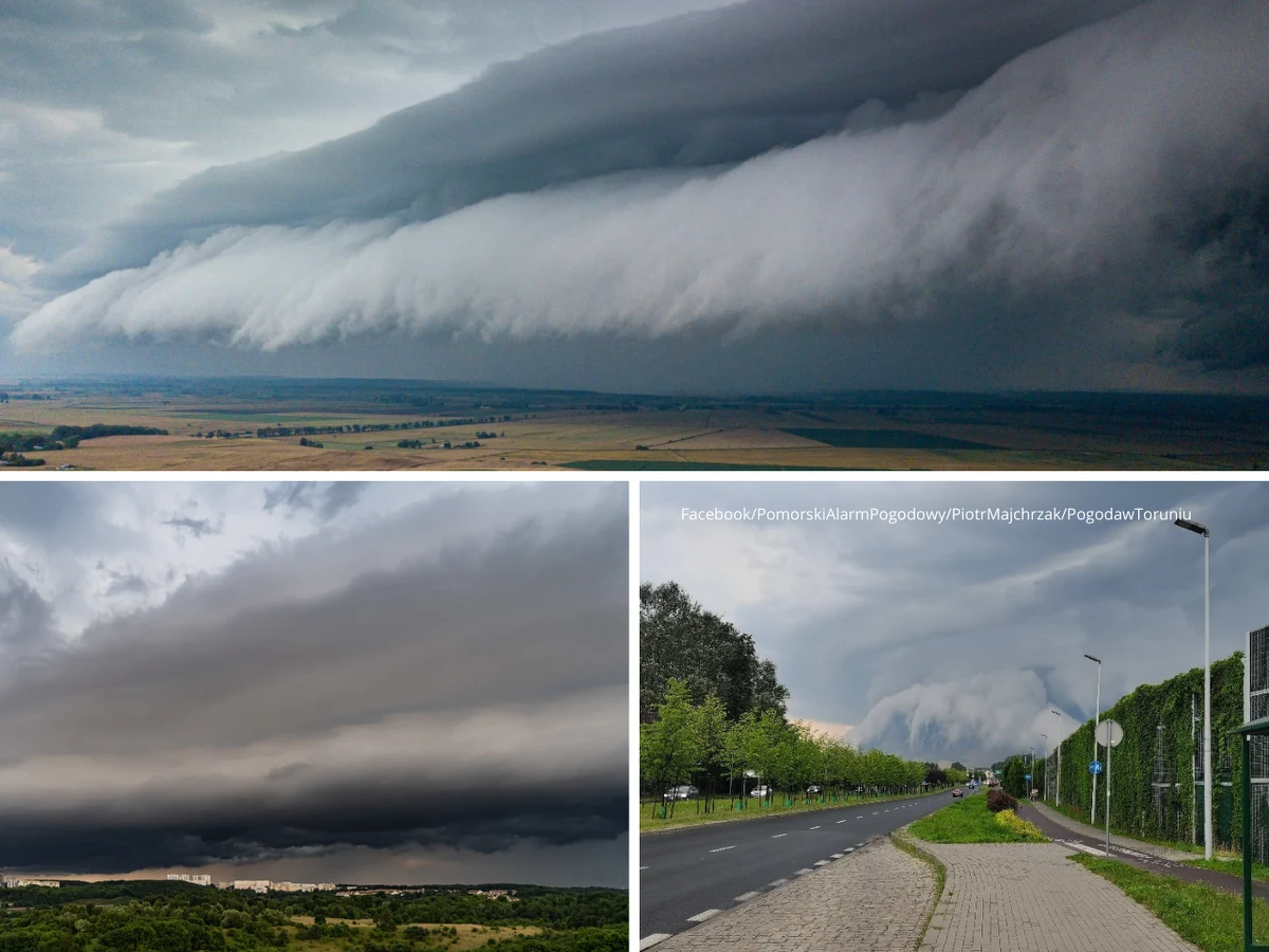 W Polsce obserwujemy ostatnio gwałtowne zmiany pogodowe. W wielu regionach po upalnych porankach przychodzą burzowe popołudnia i wieczory. Dynamiczne zjawiska fotografują obserwatorzy z całej Polski. Wczoraj wielu z nich uchwyciło wał szkwałowy m.in. w województwie kujawsko-pomorskim. Tłumaczymy, co to za zjawisko.