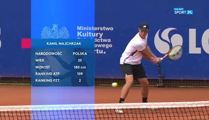 Mistrzostwa Polski w tenisie: Kamil Majchrzak - Maks Kaśnikowski. Skrót meczu (POLSAT SPORT) Wideo