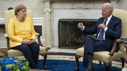 Biden spotkał się z Merkel. Rozmawiali m.in. o Nord Stream 2