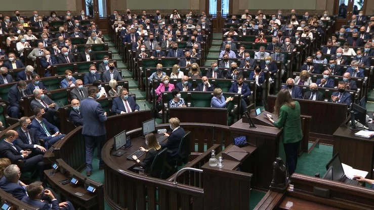 Posiedzenie Sejmu. Zdjęcie ilustracyjne