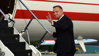 Interia w Tokio. Prezydent Andrzej Duda gościem specjalnym na pokładzie