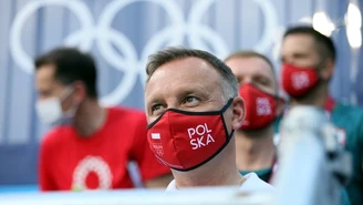 Interia w Tokio. Andrzej Duda na trybunach w Ariake Arena