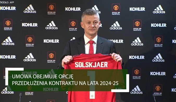  Ole Gunnar Solskjaer podpisuje nowy kontrakt w roli menedżera. Wideo