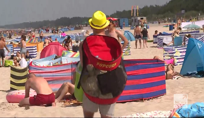 "Wydarzenia": Bójka sprzedawców kukurydzy na plaży w Łebie. Interweniowali ratownicy wodni