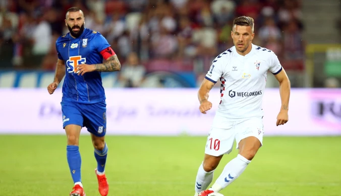 Lukas Podolski zadebiutował w polskiej Ekstraklasie