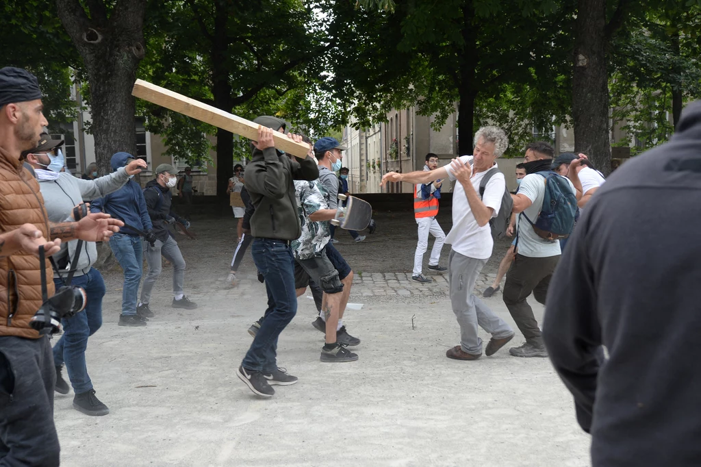 Protesty w Nantes