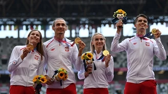 Tokio 2020. Polska sztafeta 4 x 400 metrów odebrała złote medale