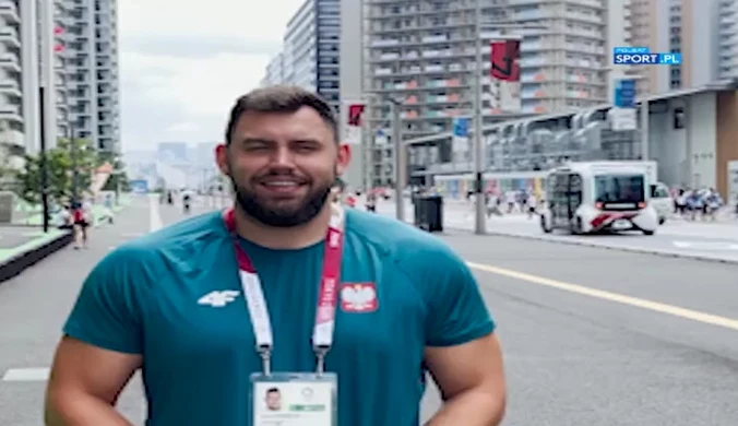 Tokio 2020. Konrad Bukowiecki zaprasza na spacer po wiosce olimpijskiej (POLSAT SPORT) Wideo
