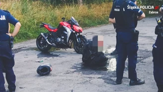 Śląskie: Pościg i napaść na policjanta. Motocyklista zatrzymany