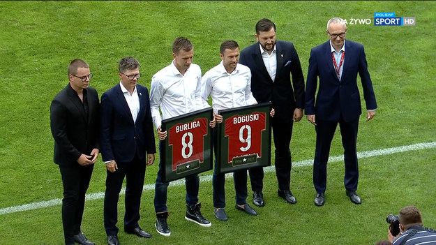 Uroczyste pożegnanie Łukasza Burligi i Rafała Boguskiego. 