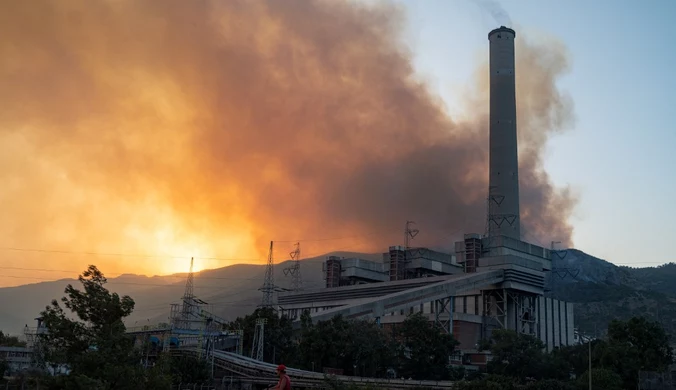 Pożary w Turcji zagrażają elektrowni