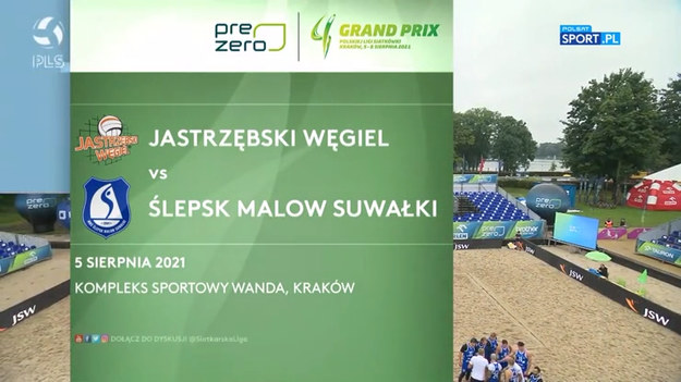 Skrót meczu turnieju PreZero Grand Prix siatkarzy 2021 Jastrzębski Węgiel – MKS Ślepsk Malow Suwałki 2:0 (25:19, 25:21).