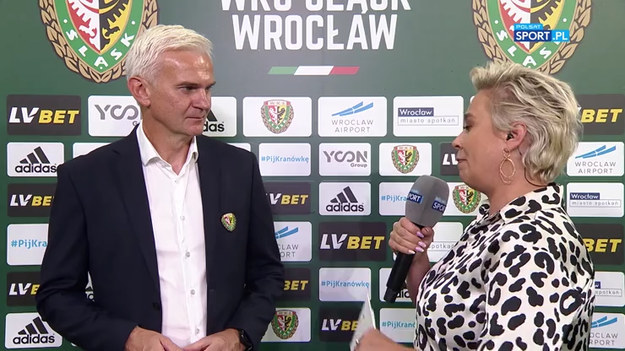Trener Jacek Magiera po zwycięstwie Śląska Wrocław 2:1 nad Hapoelem Beer Szewa.