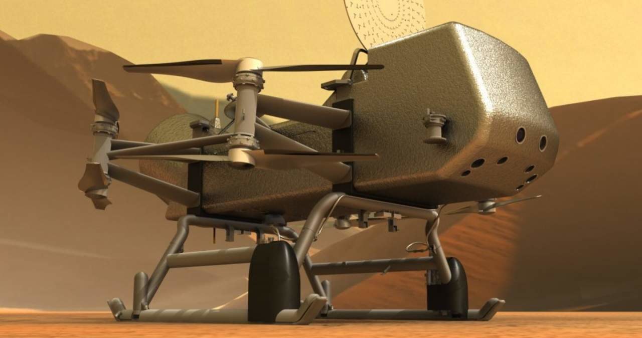 NASA testează prototipul Dragonfly.  Libelula va zbura pe luna lui Saturn pentru a căuta viață