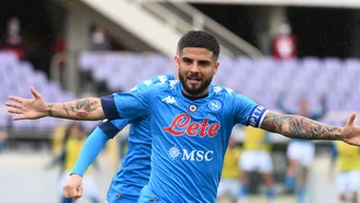 Kapitan Napoli Lorenzo Insigne nie znalazł się w samolocie do Warszawy