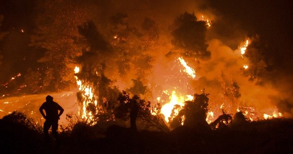 "Najgorsze mamy za sobą, ale pożar – szczególnie lasu - jest nieprzewidywalny" – powiedział dowódca polskich strażaków w Grecji bryg. Michał Langner z KG PSP.