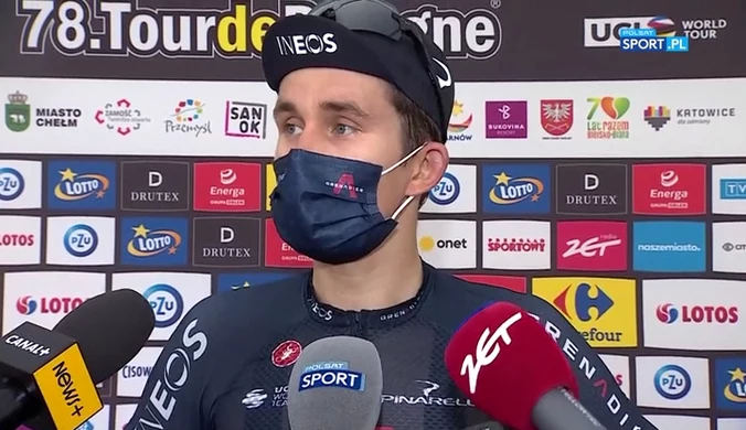 Tour de Pologne. Michał Kwiatkowski: Myślałem o wygranej. Walka była bardzo trudna (ZDJĘCIA POLSAT SPORT). Wideo