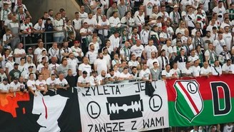 Legia Warszawa ukarana przez UEFA. Powodem zachowanie kibiców