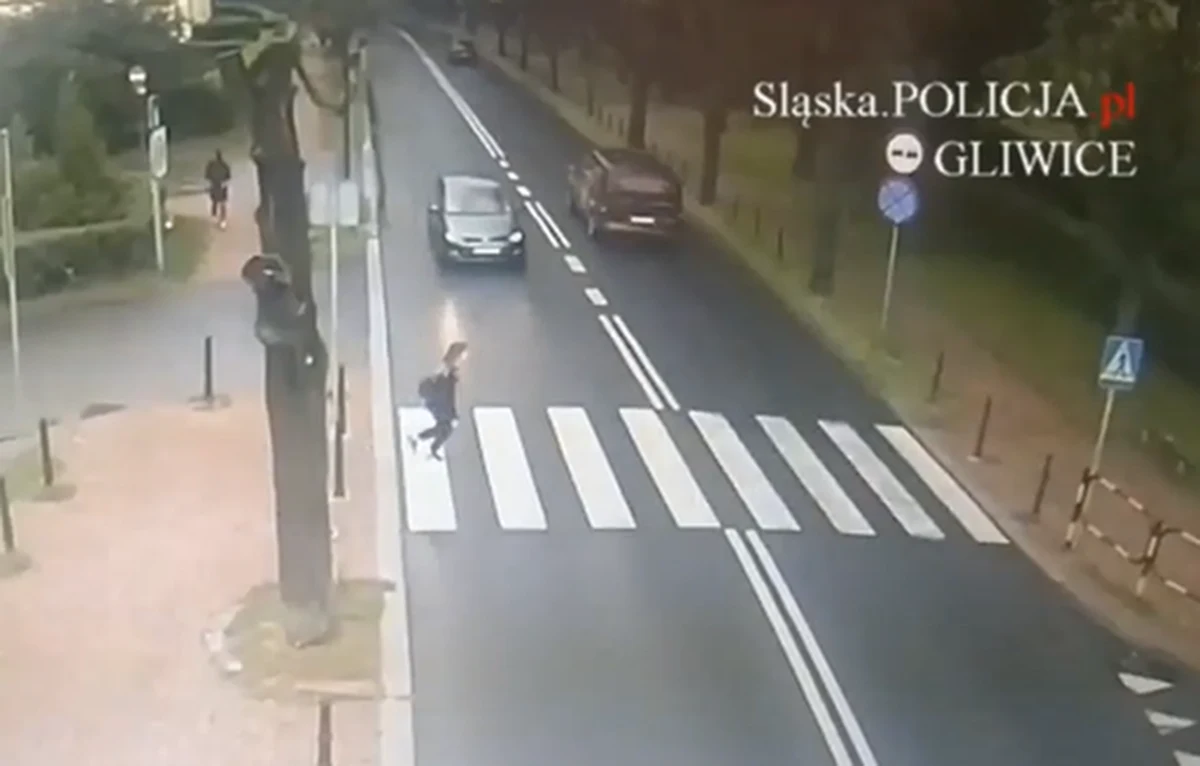 18-latka została potrącona na przejściu dla pieszych w Gliwicach. Policja udostępniła nagranie z monitoringu pokazujące to zdarzenie. Funkcjonariusze informują, że 18-latka nie odniosła poważnych obrażeń i została ukarana mandatem. 