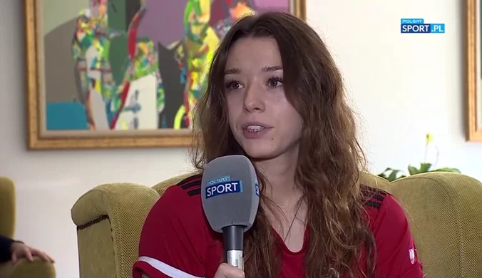 ME siatkarek. Zuzanna Górecka: Ostatnia akcja z Bułgarią siedziała mi w głowie (POLSAT SPORT). Wideo