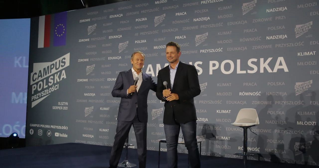 Donald Tusk i Rafał Trzaskowski