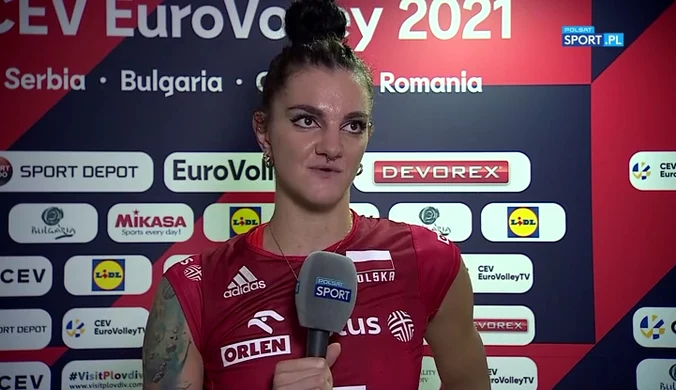 Malwina Smarzek: Dwa miesiące temu pewnie przegrałybyśmy taki mecz (POLSAT SPORT) Wideo