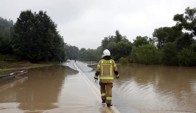 Sztab kryzysowy w Małopolsce. Alarm powodziowy w trzech gminach