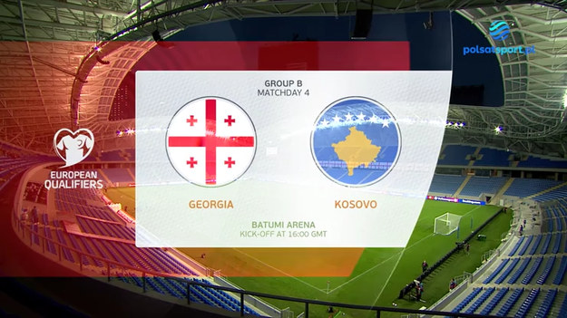 Skrót meczu eliminacji mistrzostw świata 2022, w którym Kosowo wygrało na wyjeździe z Gruzją 1:0.