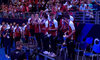 Piękne przywitanie mistrzów świata U-19 przed meczem Polska - Serbia. WIDEO (Polsat Sport)