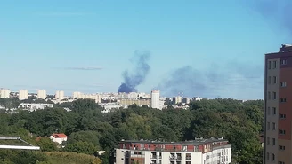 Pożar w rozlewni gazu w Krakowie